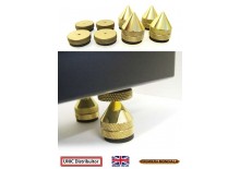 Solid Brass Isolation Cones 25mm (pentru echipamente HiFi si AV)